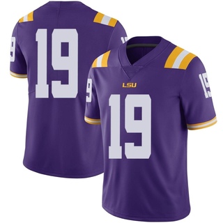 Javen Nicholas Limited Purple Men's LSU Tigers Football Jersey