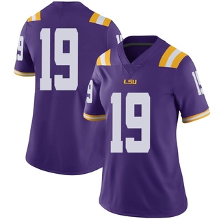 Javen Nicholas Limited Purple Women's LSU Tigers Football Jersey