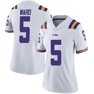 Jay Ward Limited White Women's LSU Tigers Football Jersey