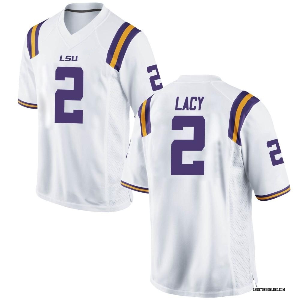 Kyren Lacy Replica White Youth LSU Tigers Football Jersey - LSU Store