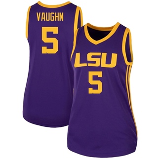 Marcus Vaughn Replica Purple Women's LSU Tigers Basketball Jersey