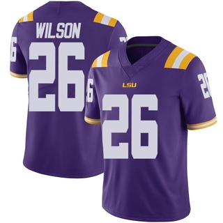 Quad Wilson Limited Purple Men's LSU Tigers Vapor Untouchable Football Jersey
