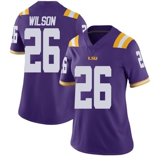 Quad Wilson Limited Purple Women's LSU Tigers Vapor Untouchable Football Jersey